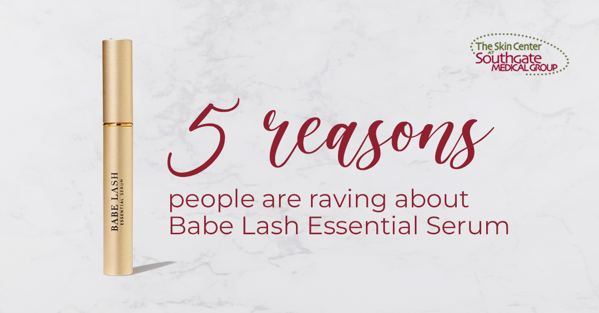 Babe Lash Essential Serum A gold tube encases Babe Lash Essential Serum
