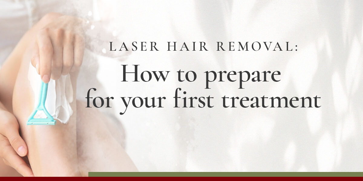 Laser Hair Removal_Skin Center at Southgate_1 Laser Hair Removal: How to prepare for your first treatment. Image of person shaving their legs.